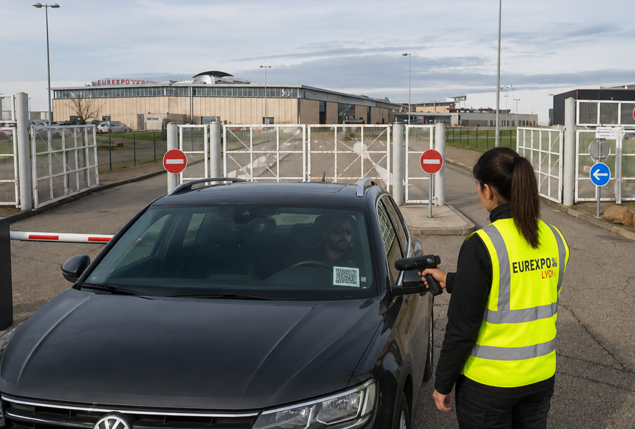 dématerialisation des cartes de parking eurexpo lyon